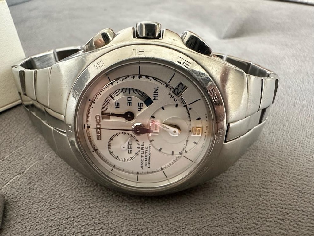 Seiko Arctura Kinetic Chronograph / Otomatik /Çelik /Sapphire Kristal - 3