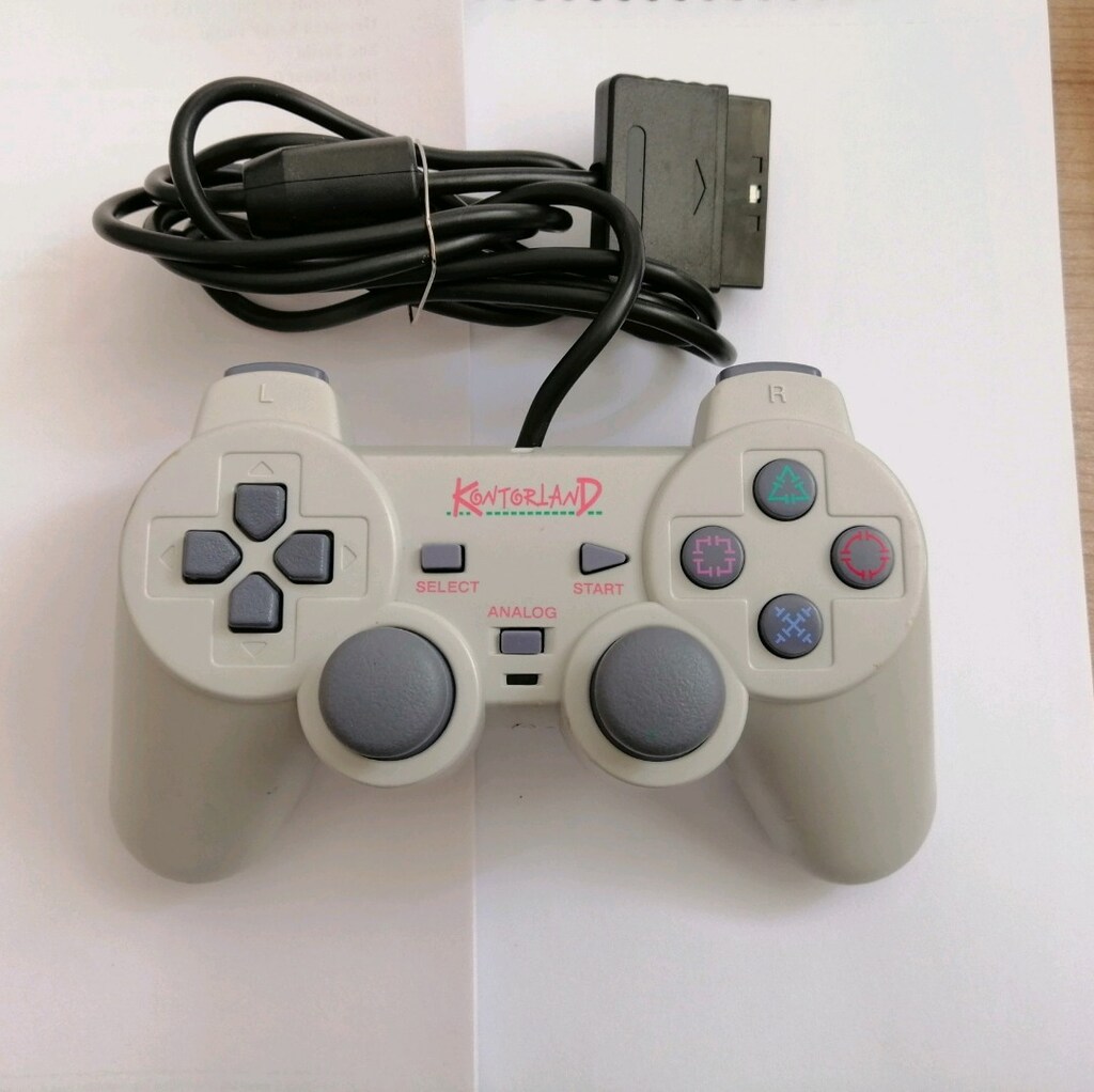 Sony PlayStation 2 (PS2) uyumlu KontorLand Kablolu Oyun Joystick - 6
