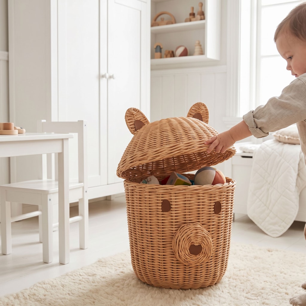 LITTLE BEAR Çocuk Odası Organizer Sepet – Sıfır - 7