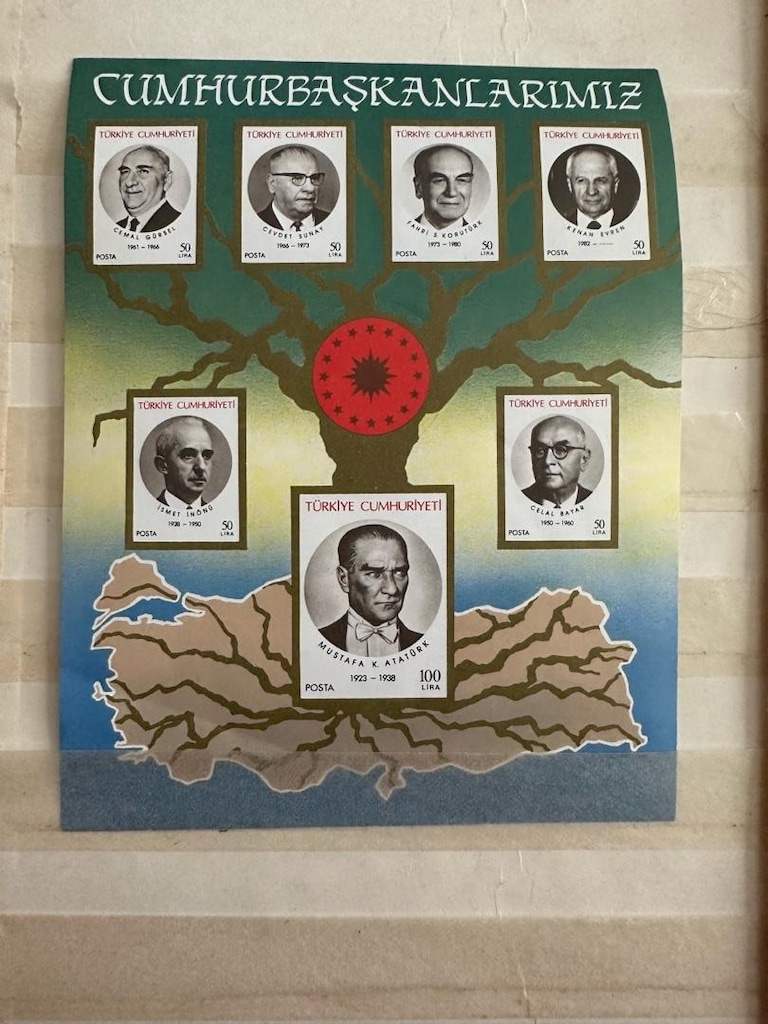 Atatürk 70.senelik pul kolleksiyonu