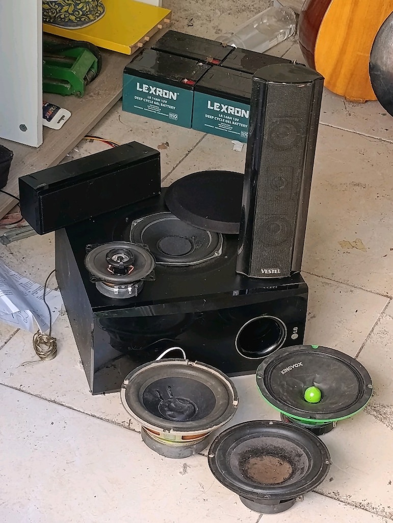 Hoparlör, kolon, toplu, tekli , - 3