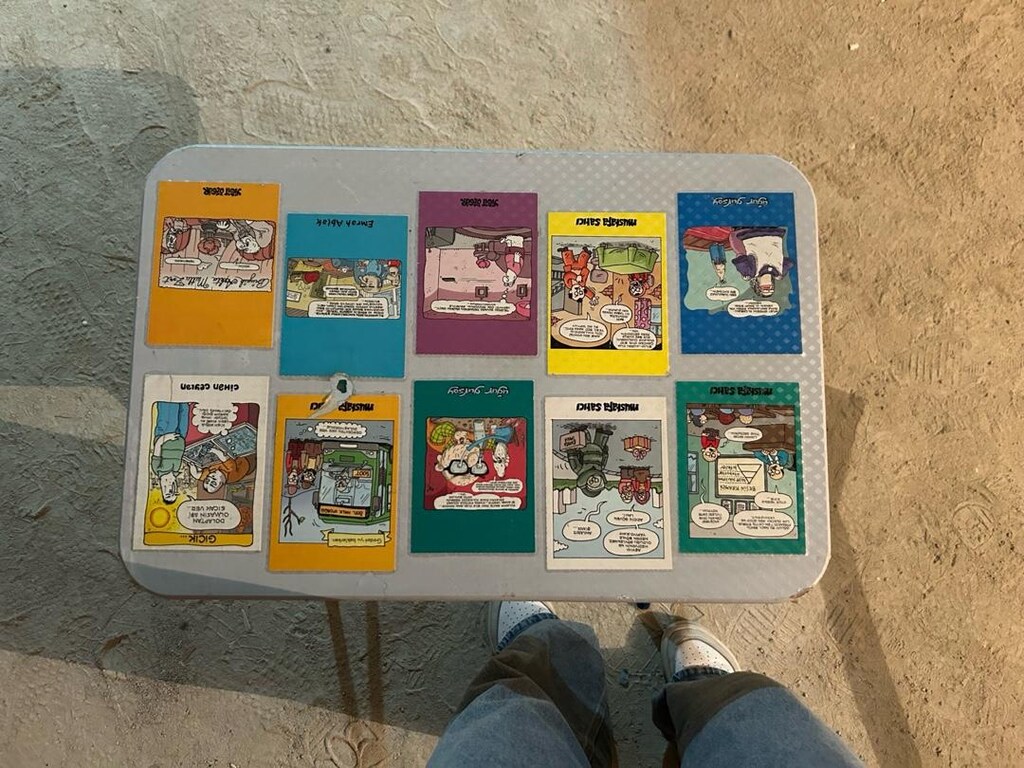 Katlanır Çocuk Etkinlik Masası ve Pembe Sandalye Seti - 3