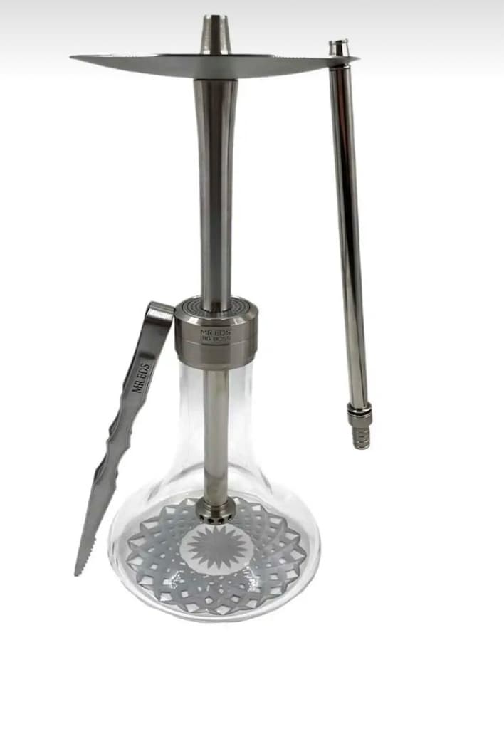 MR EDS E-24 BİG BOSS ECO ÇELİK NARGİLE TAKIMI KUTULU - 5