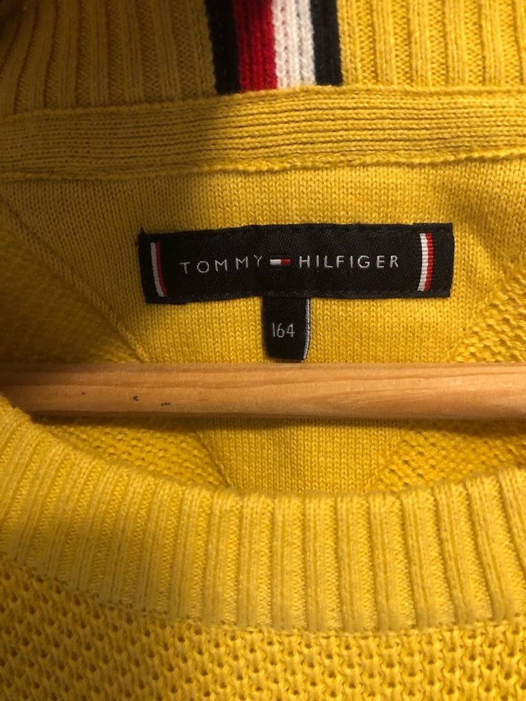 Tommy Hilfiger Renkli Çizgili Bisiklet Yaka Triko Kazak - 6