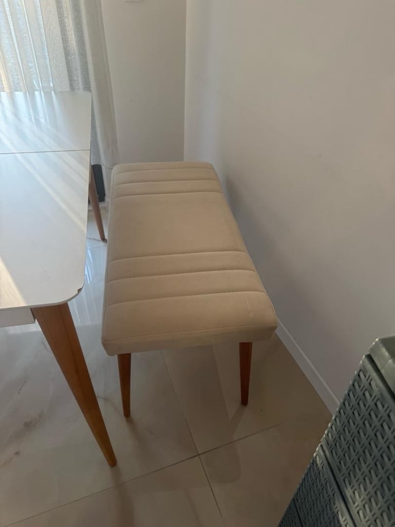 Doktordan temiz masa sandalye bench takımı - 4