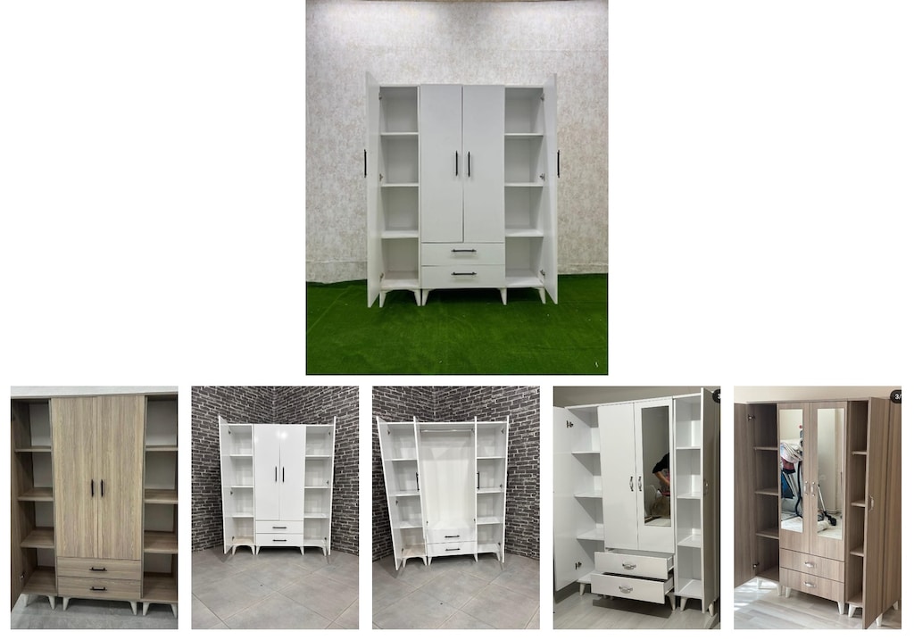 4 kapaklı elbise dolabı zbqcahmkbt - 6