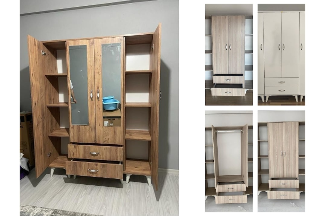 4 kapaklı elbise dolabı rxugusviod - 5