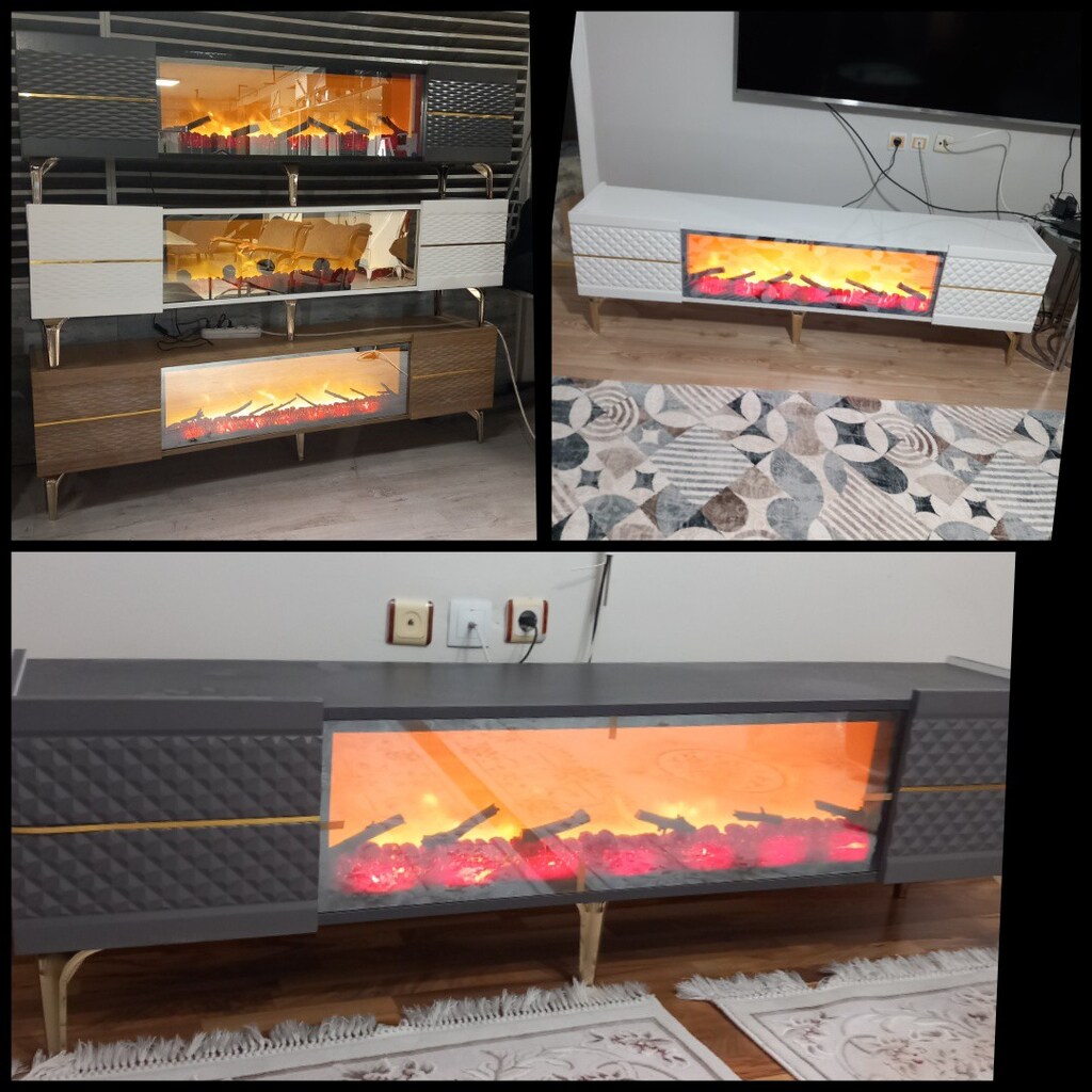 ŞÖMİNELİ HAREKETLİ 180CM GERÇEK GÖRÜNÜM - 6