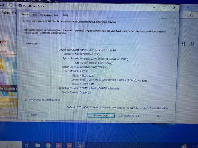 ASUS LAPTOP