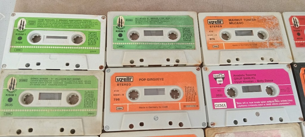18 ADET ALMAN BASKI TÜRKÇE KASET - 3