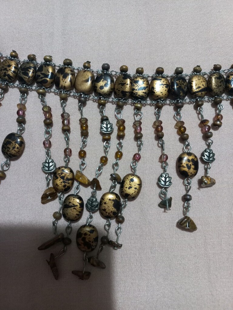 kolye bogazı saran kısa kolye - 5