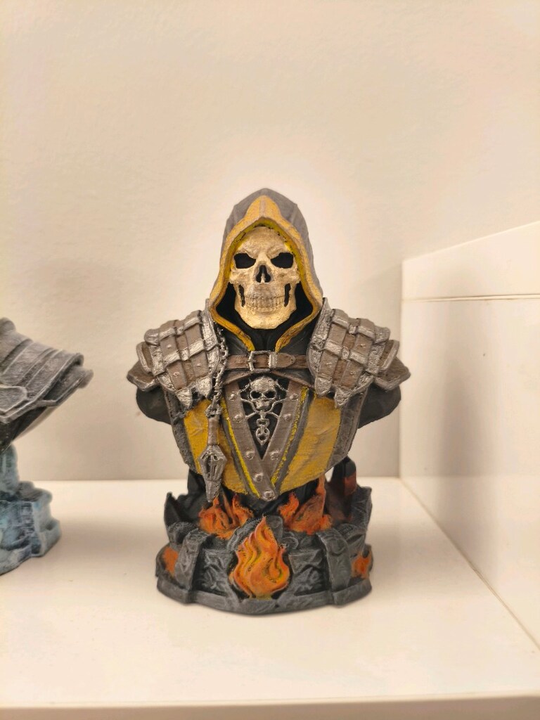 3D printer büst mortal kombat - 6