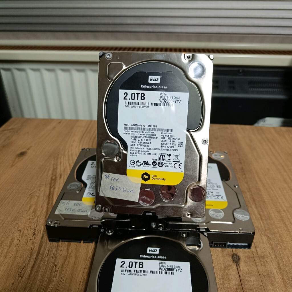 Western Digital WD2000FYYZ 2TB 7.2K RPM 6Gb/s 3.5" SATA HDD Sabit Dis - 2