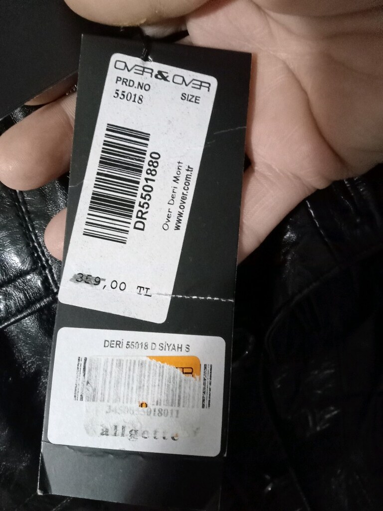 allgette Milano marka deri ceket - 6