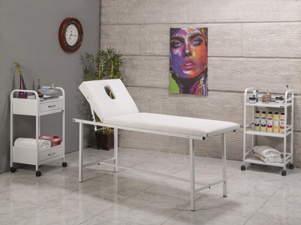 Spa Masaj Masası-Cilt Bakım Sir Ağda Epilasyon Estetisyen Sedyesi - 2