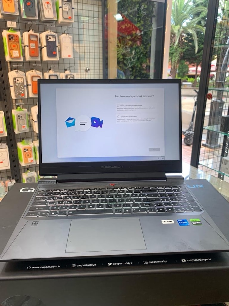 CASPER EXCALİBUR G880 i5 512GB OYUNCU LAPTOP 17 Ay garantili - 4