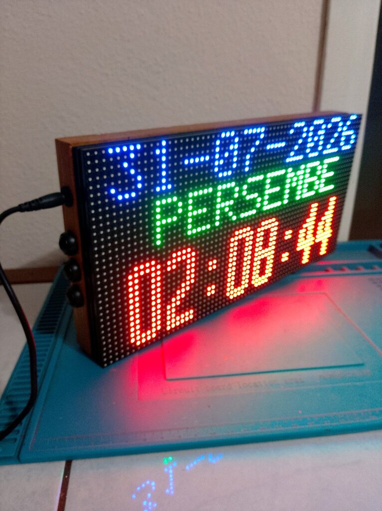 Digital duvar saati/Led saat/Duvar saati - 3