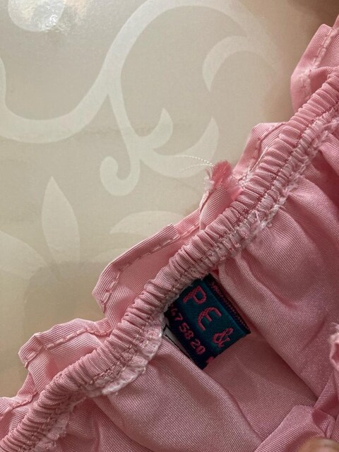 İki Parçalı Pembe Abiye
