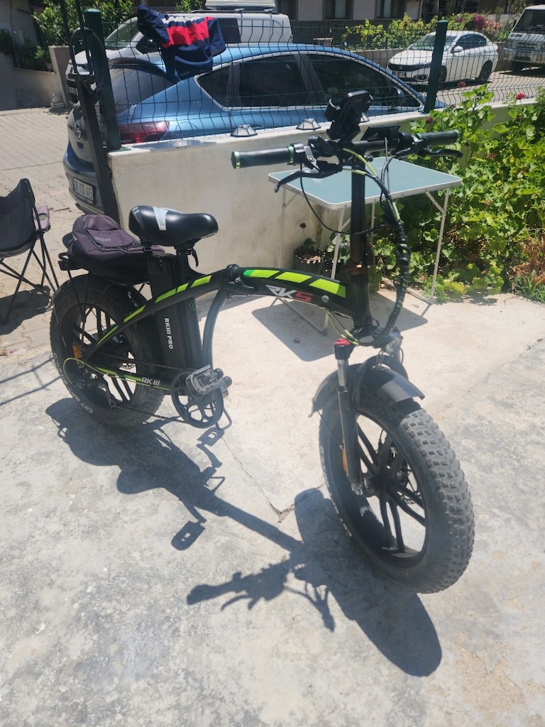 RKS Kalın Teker Elektrikli Bisiklet