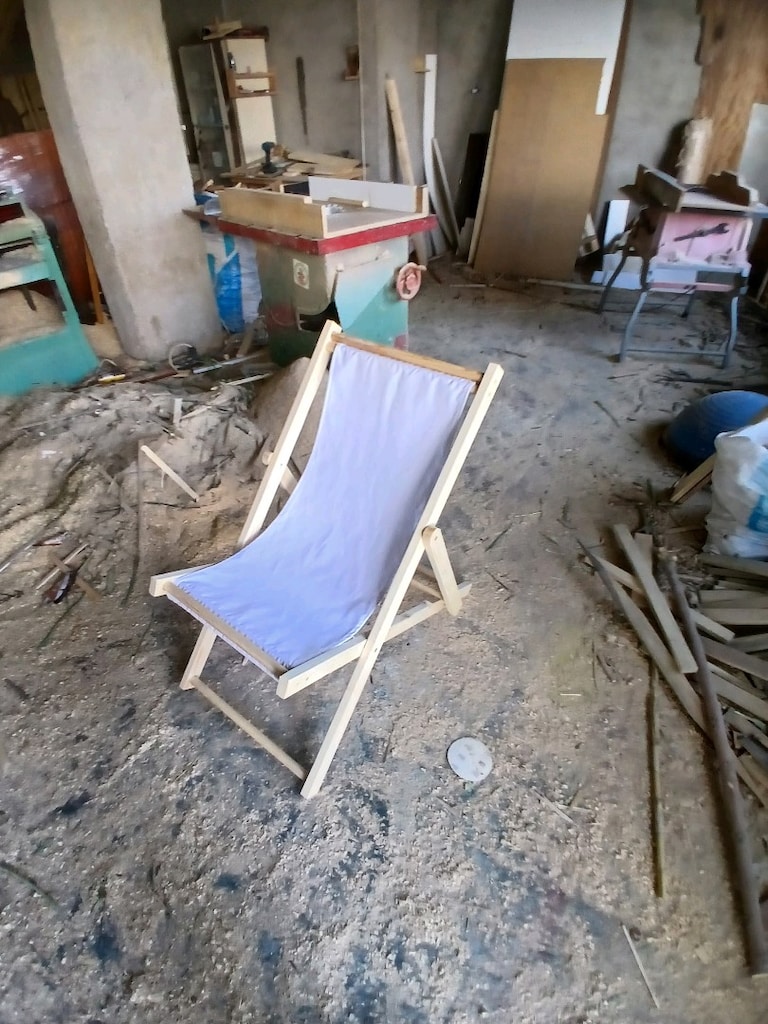 Ahşap Katlanır Şezlong, Balkon, Bahçe, Teras Ve Plaj Için - 4