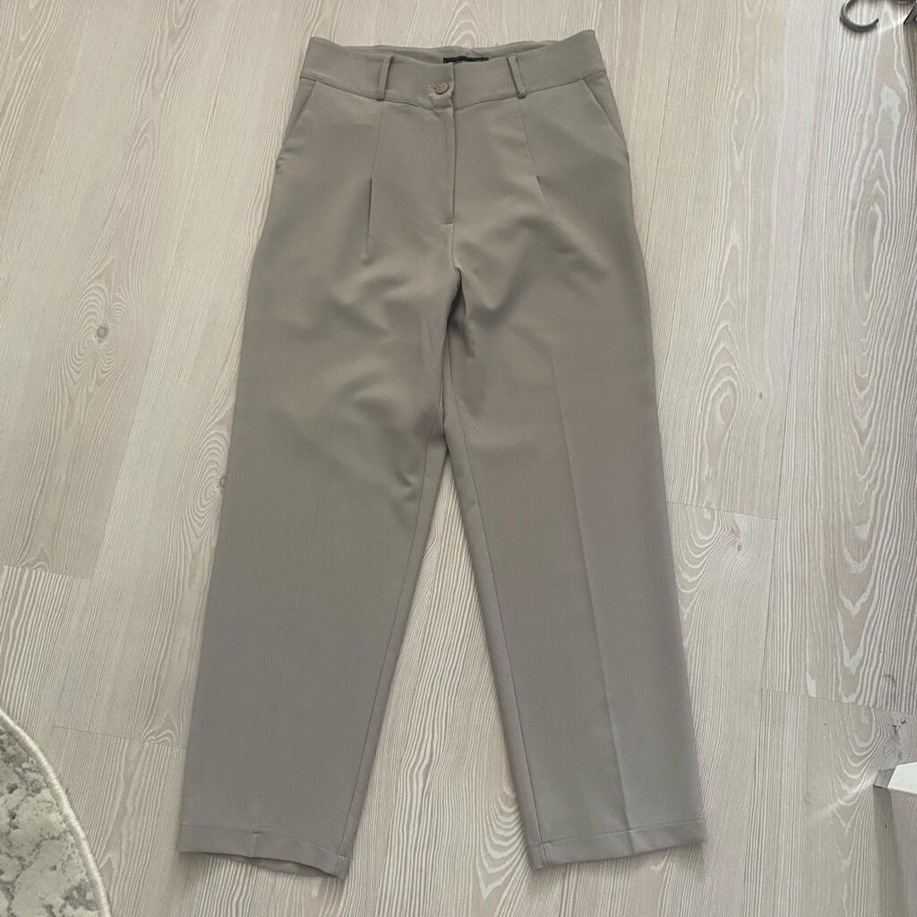gri kadın pantolon - 3