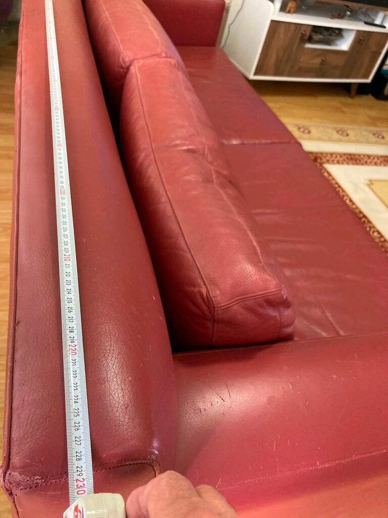 ÖZEL BORDO DERİ KOLTUK BOY 230 cm - 6
