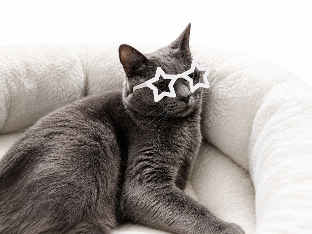 Yapı3D Kedi Gözlük Seti 3’lü | Renk Seçenekli Eğlenceli Kedi Aksesuarı - 5