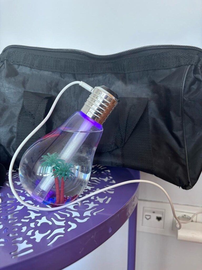 USB Bağlantılı Su Buharı Veren Gece Lambası - 2