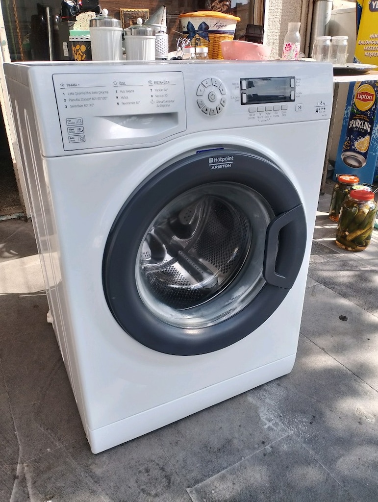 HOTPOİNT ARİSTON A ENERJİ 8 LG DİJİTAL EKRAN TEMİZ SAĞLAM ÇAMAŞIR MAKİ - 6