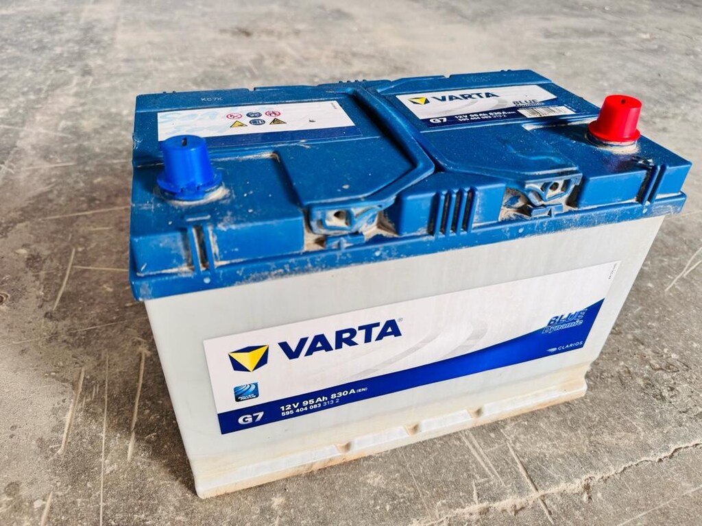 12v 90 amper çıkma varta akü.!! sağlam.!! - 4