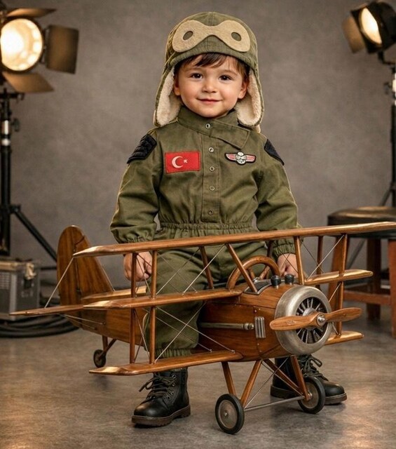 Çocuk Pilot Kostümü