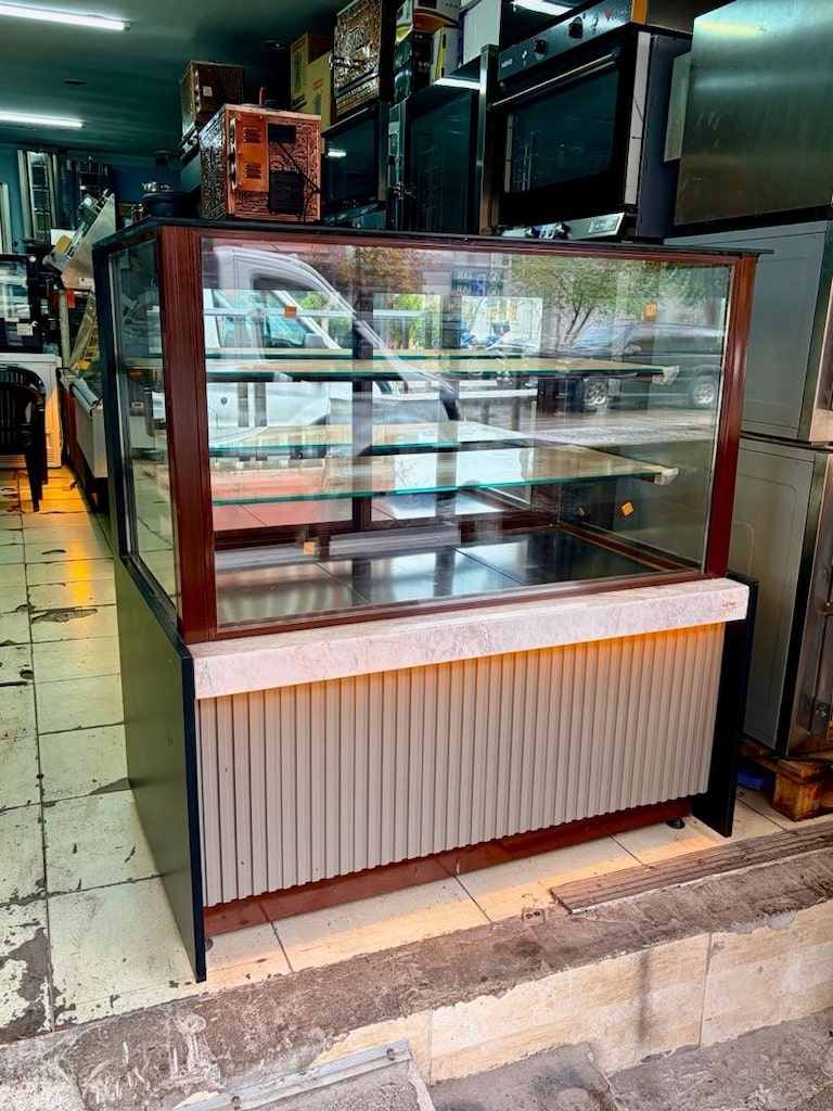 120 Cm Pasta Dolabı / Sıfır Pasta - Tatlı Teşhir Tezgahı