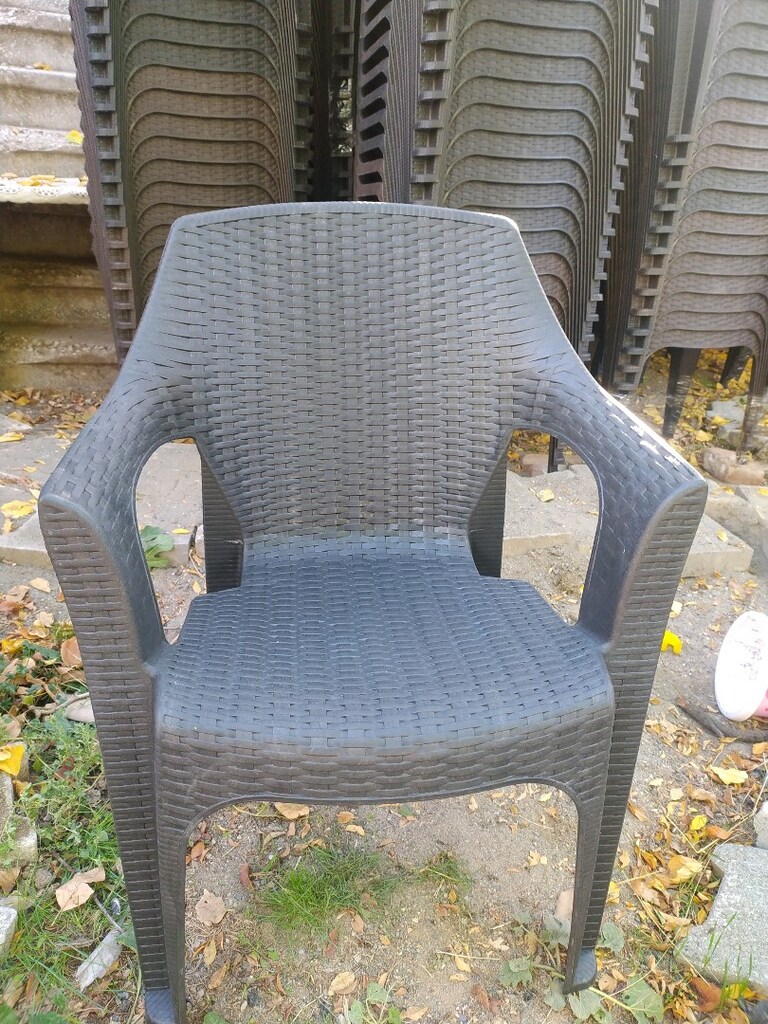 Rattan plastik sandalye - 2