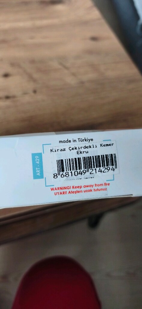 Kiraz çekirdekli gaz giderici kemer - 4
