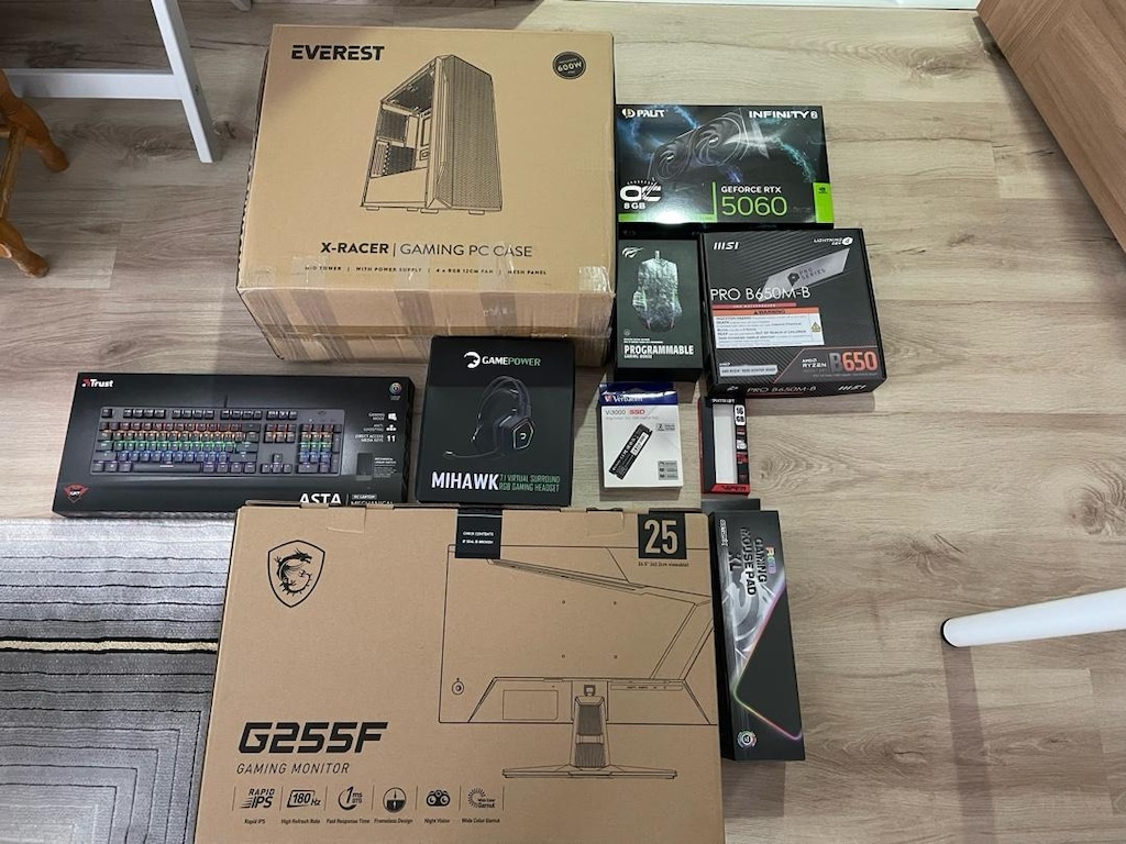 SIFIR//GARANTİLİ//RYZEN 5 7500X3D GAMİNG PC - 9