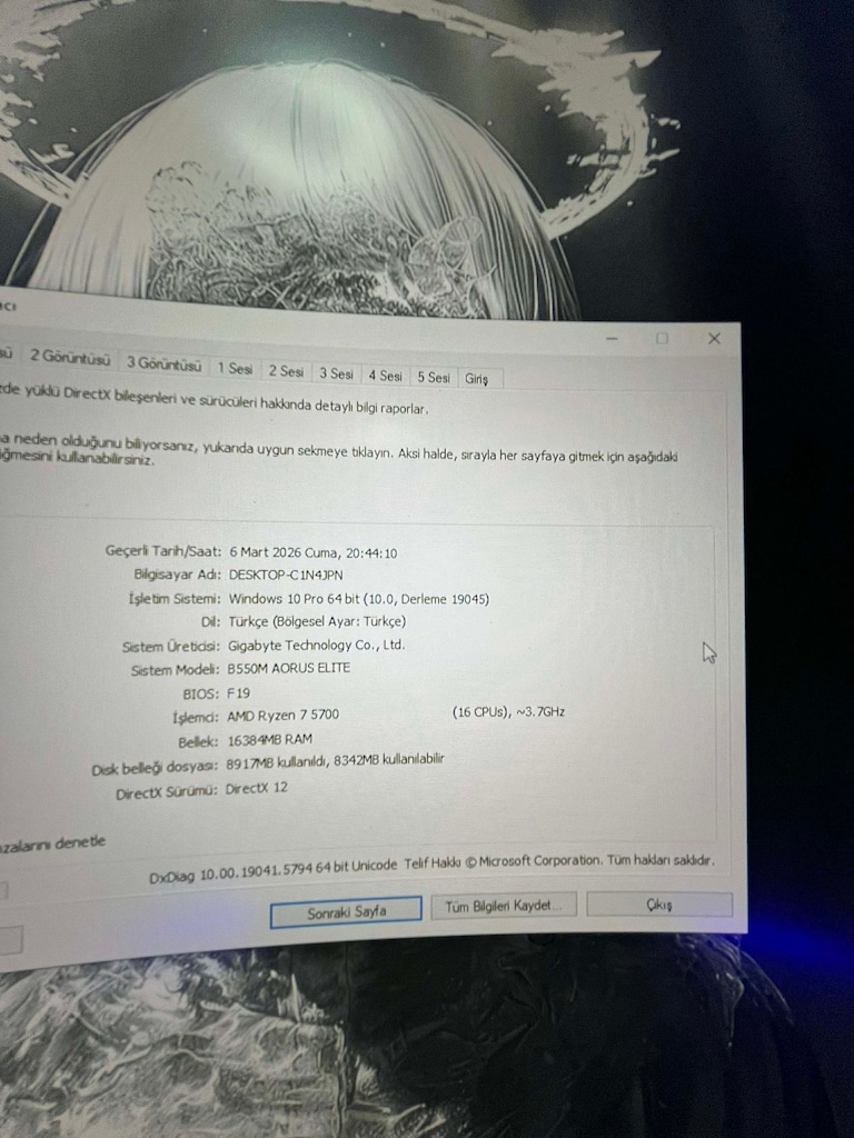 OYUNCU PC MASAÜSTÜ GAMİNG PC FULL SET - 12