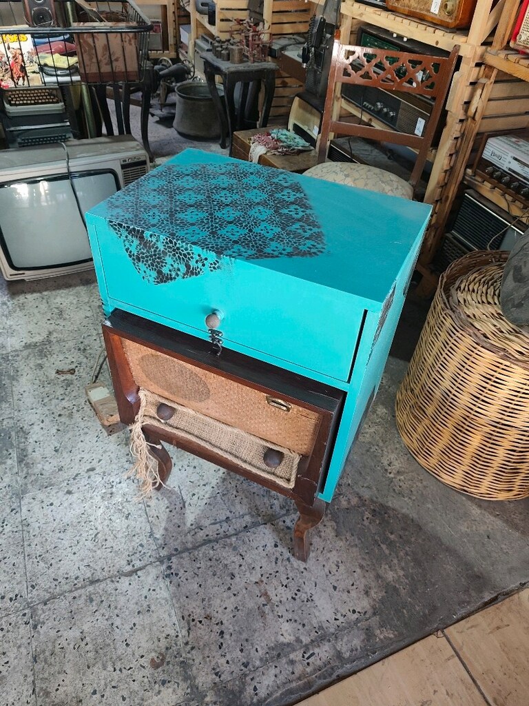 antika restore plak çalar radyo Bluetooth - 5