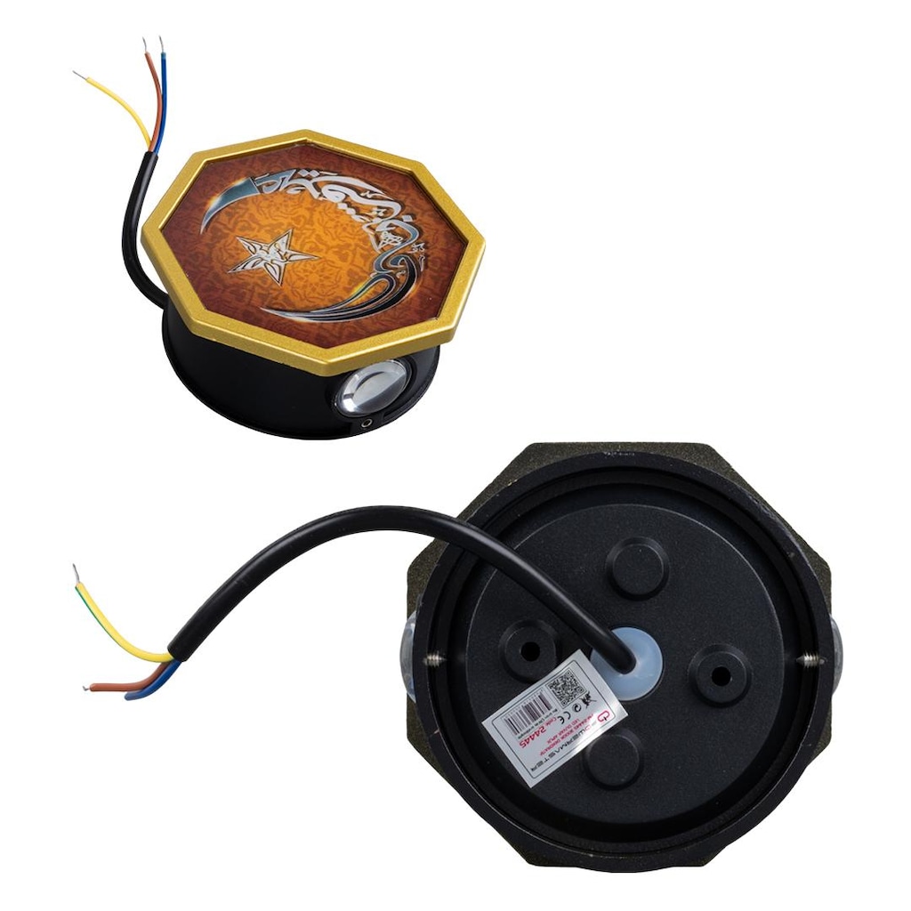 3000K AYYILDIZ HİLAL DEKORATİF LED DUVAR APLİK - 2