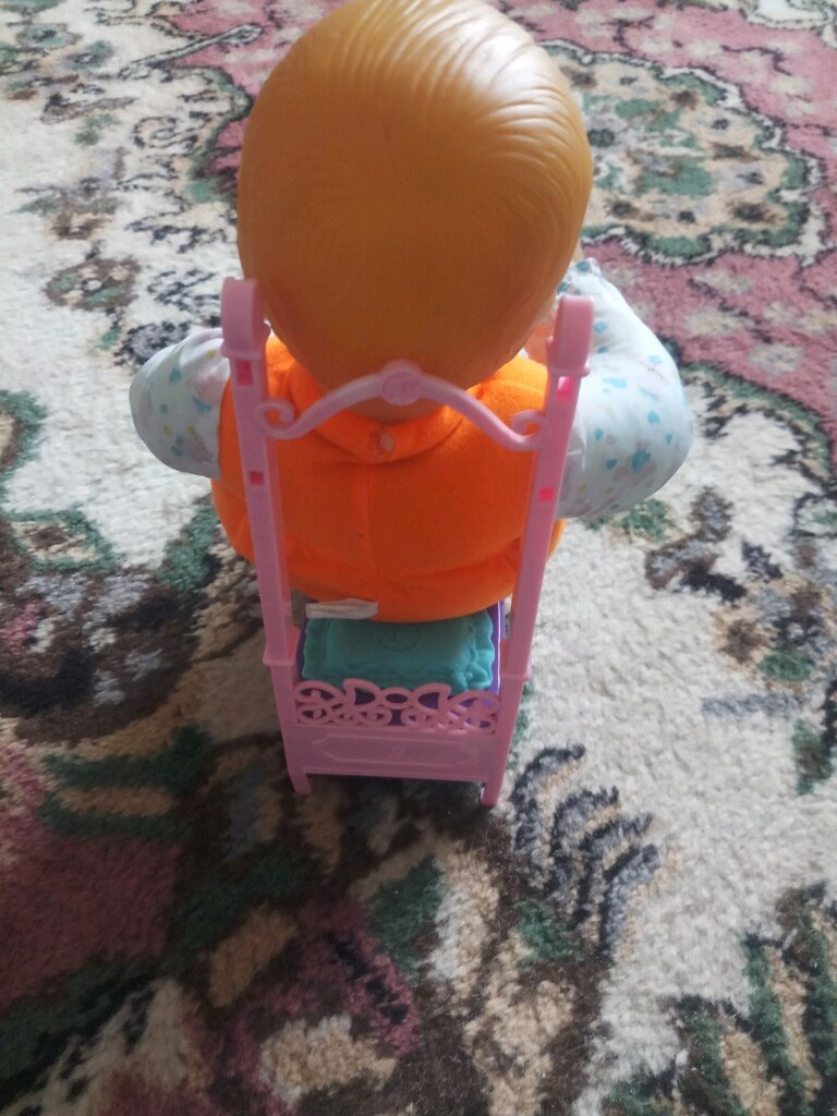 biberonlu yatinca gozleri kapanan yatakli bebek uzunluk 30 cm 28cm - 3