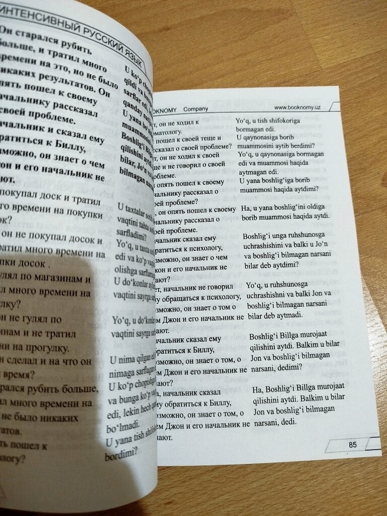 1-6 seviyelerini kapsayan, 6 aylık yoğun Rusça konuşma odaklı Rusça eğ - 6