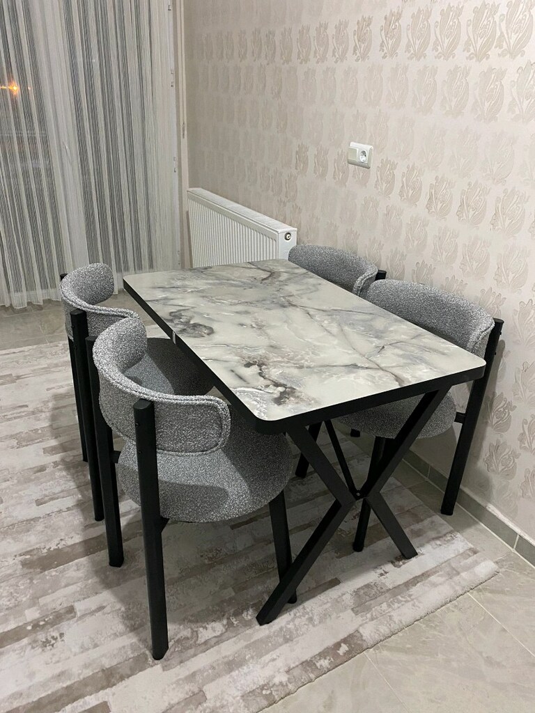 Sıfır mağazadan kaliteli masa 4 sandalye takımı - 2