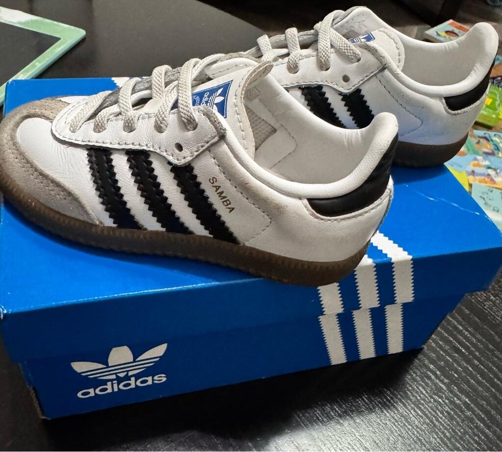 Bebek Beyaz Adidas Samba Sneakers 23 Numara - 2