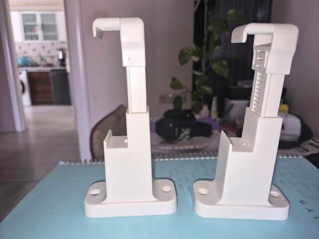 Stor / Zebra Perde Metal-Plastik Montaj Ayağı / Kancası (Çift)