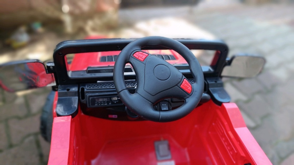 12V akülü full Neon akülü çocuk aeabasi - 13