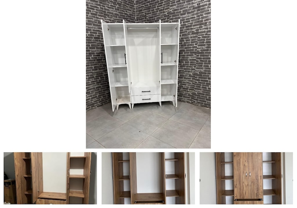 4 kapaklı elbise dolabı yeujetcicn - 4