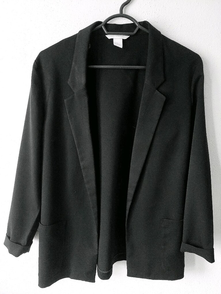 H&M bayan kruvaze yaka blazer ceket