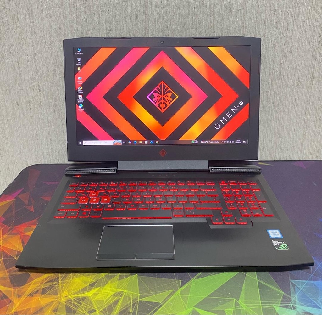 HP OMEN-i7 GAMİNG-16GB DDR4-7700HQ-GTX 1050 Ti-SIFIR BATARYALI-LAPTOP - 6