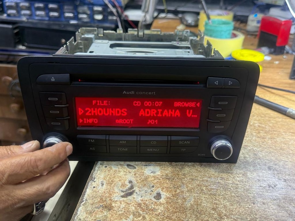Audi Concert Teyp, Kodu Var Çalışıyor, A3 A4 A6 teyp Blaupunkt Cd Aux - 3