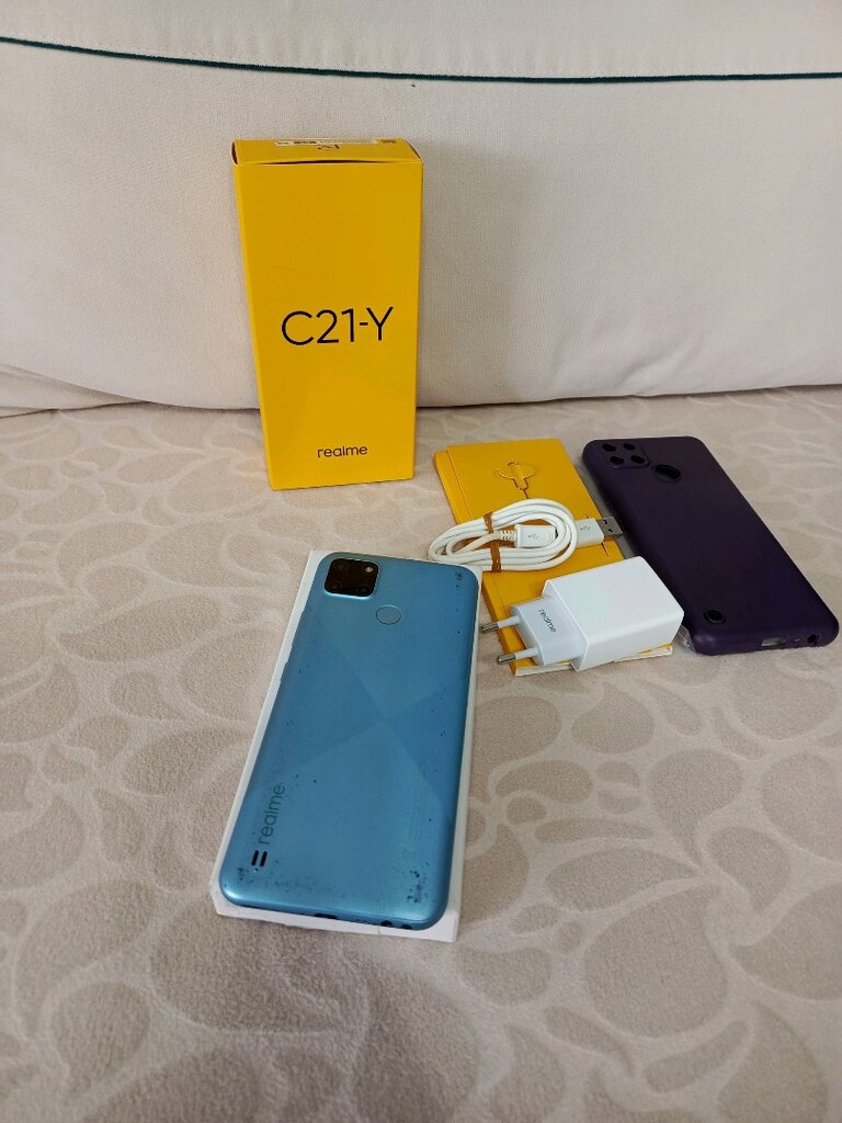 Realme C21 Y 64 GB hafıza 4 Ram sıfır ayarında telefon - 4
