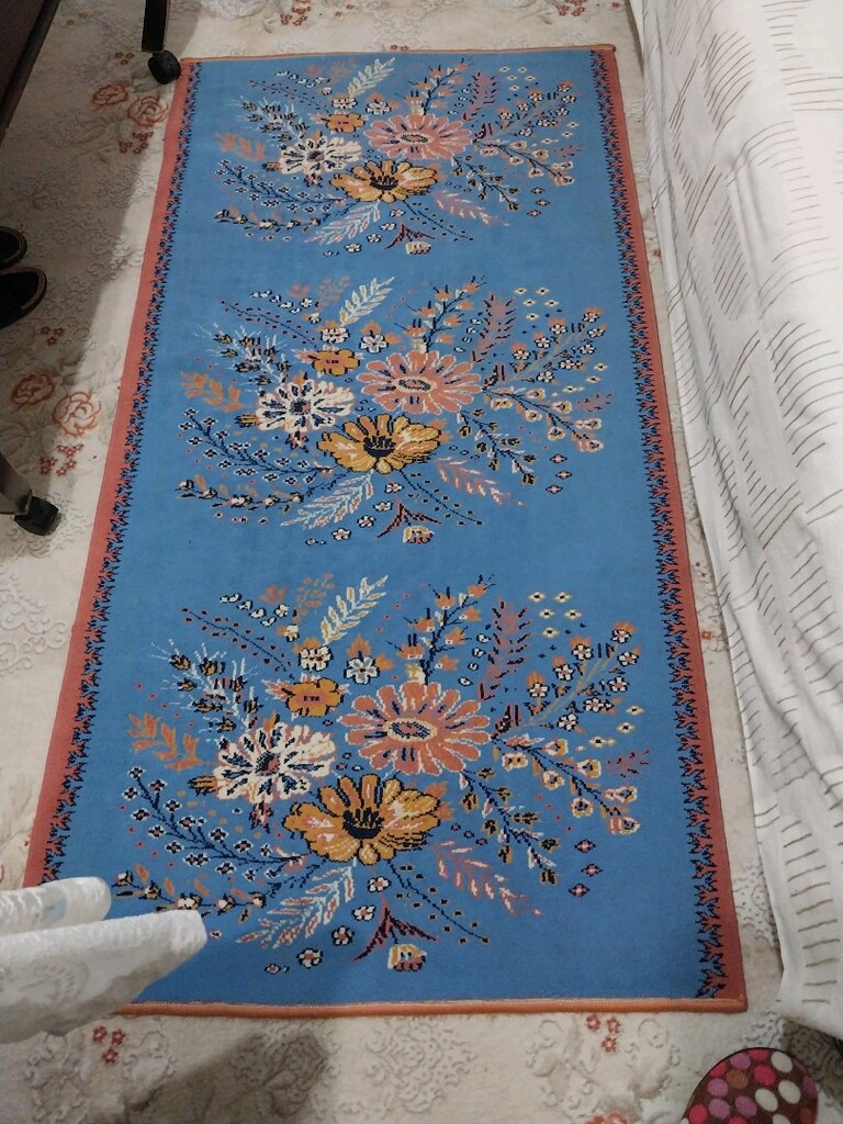 Mavi çiçekli yolluk - 2